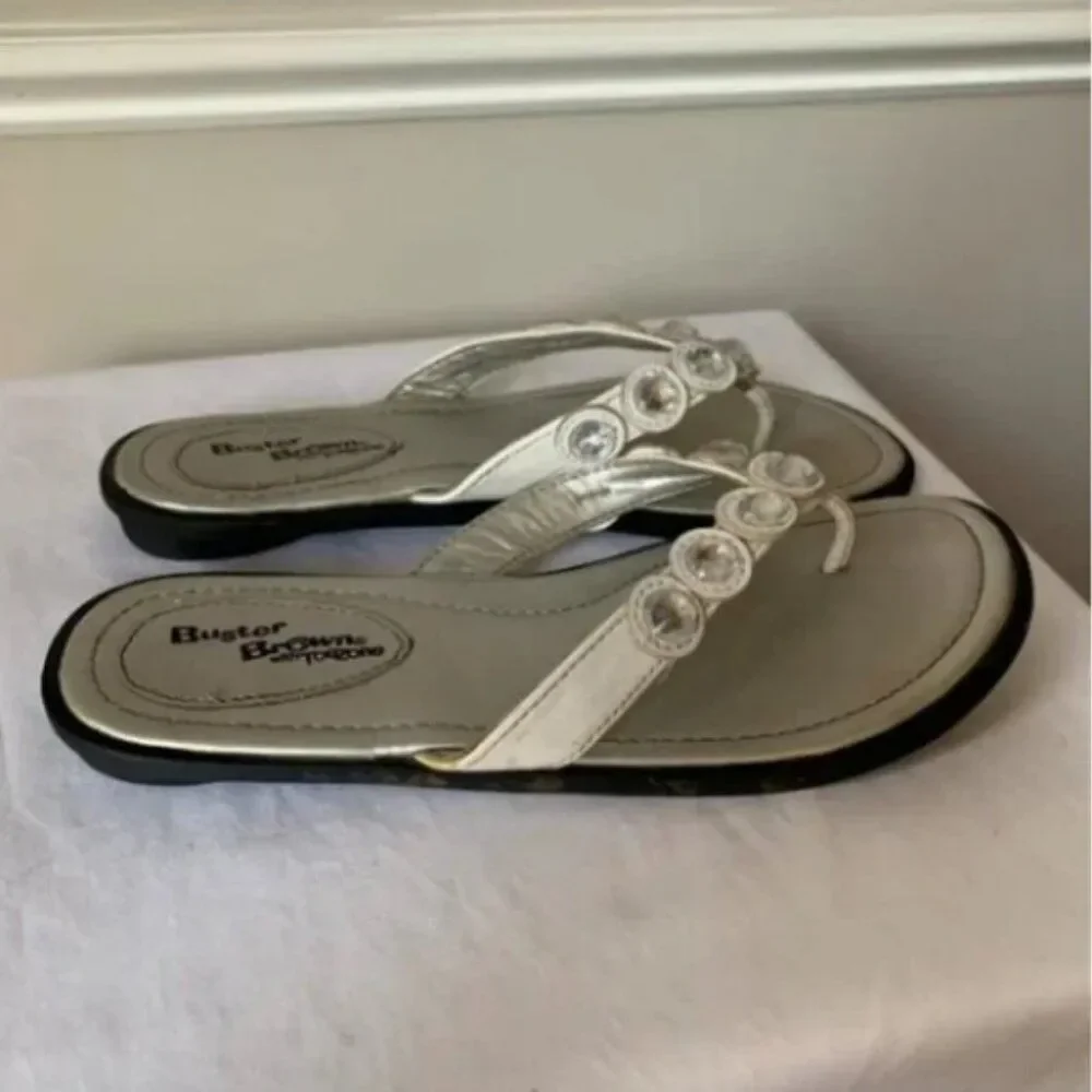 Buster Brown Girl's Sandals White Size 4